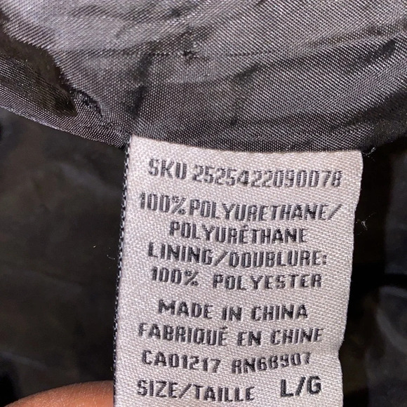 Redsquad men vegan leather  biker jacket L - Picture 8 of 10